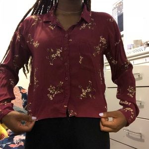 Forever 21 Floral Long Sleeve
